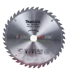 Lưỡi cắt gỗ 185mm Makita P-67957