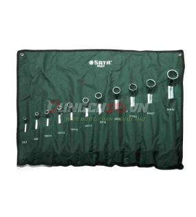 Bộ cờ lê hai đầu vòng 11 chi tiết Sata 08023