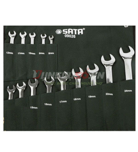 Bộ cờ lê vòng miệng 14 chi tiết Sata 09026