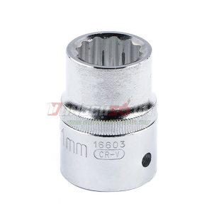 Đầu tuýp 12 cạnh 3/4in – 21mm Sata 16603