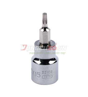 Đầu tuýp mũi sao 3/8in – T15 Sata 22102