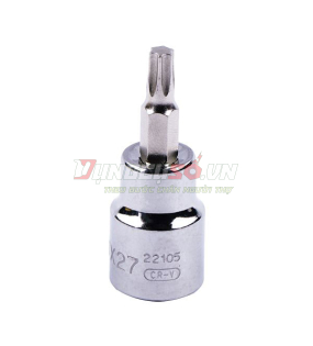 Đầu tuýp mũi sao 3/8in – T27 Sata 22105