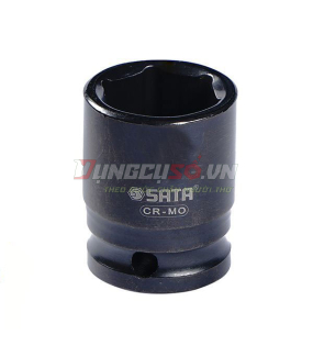 Đầu tuýp đen 6 cạnh 1/2in – 21mm Sata 34314
