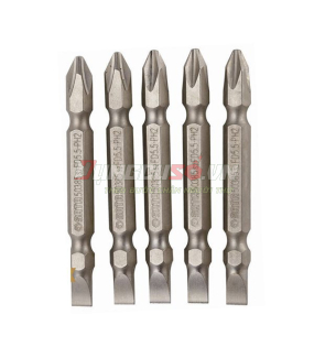 Bộ 5 đầu vít dẹp bake 2 đầu Sata 59385