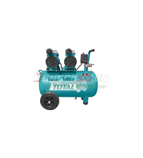 MÁY NÉN KHÍ KHÔNG DẦU 2×600W (2×0.8HP) 50L TOTAL TCS2150502T