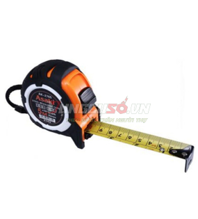 Thước kéo nền vàng chống va đập 10m x 25mm Asaki AK-2769