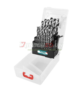 Bộ 25 mũi khoan sắt 1-13mm Total TACSD0251