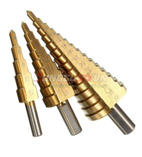 Bộ 3 mũi khoan chóp nón 4-32mm Total TACSD2031