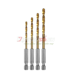 Bộ mũi khoan kim loại đuôi gài 1.5-4.0mm Total TACSD4041