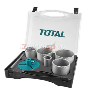 Bộ 7 mũi khoét lỗ 33-83mm Total TACSH2071