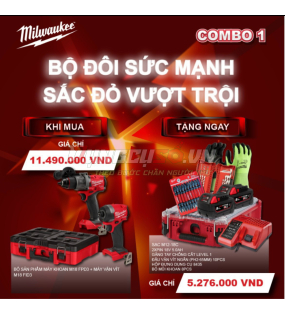 Combo Bộ Đôi Sức Mạnh Milwaukee | M18 FPD3 & M18 FID3