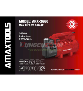 Máy rửa xe cao áp 2660W Amaxtools ARX-2660