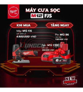 Máy cưa sọc dùng pin 12V Milwaukee M12 FJS