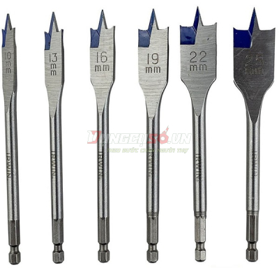 Bộ mũi khoan gỗ đuôi cá 152mm 6 chi tiết IRWIN 10502826