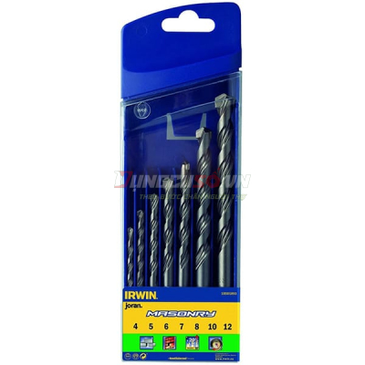 Bộ mũi khoan bê tông đuôi trụ 7 cây IRWIN 10501893