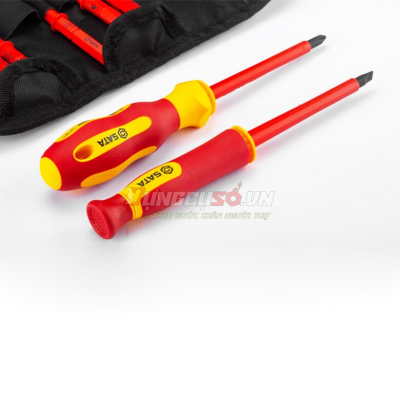 Bộ tua vít cách điện 10 chi tiết VDE 1000V Sata 09304