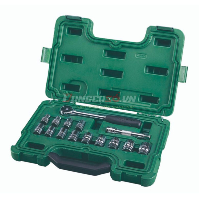 Bộ đầu tuýp 15 chi tiết 1/2in Sata 09525