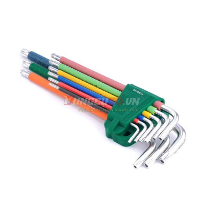 Bộ lục giác sao dài 9 chi tiết T10-T50 Sata 09702CH