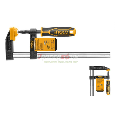 Kẹp gỗ chữ F 120x400mm INGCO HFC021204