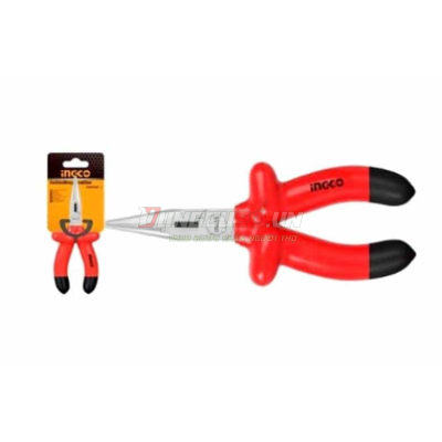 Kềm mũi nhọn mỏ dài cách điện 200mm INGCO HILNP01200