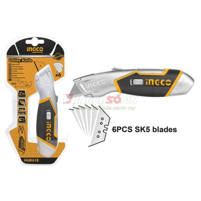 Dao cắt 61x19mm INGCO HUK618