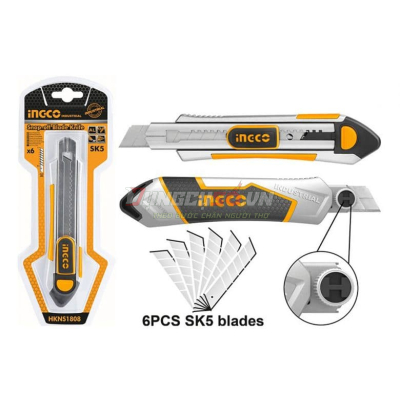 Dao rọc giấy 100x18mm INGCO HKNS1808