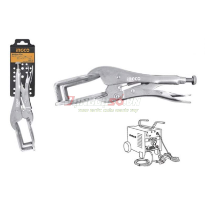 Kềm hàn bấm chết mỏ dẹp 10 Inch INGCO HWP0210