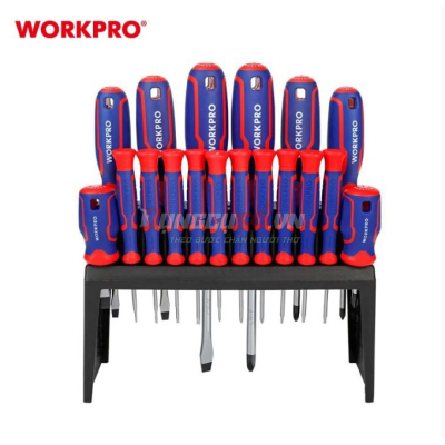 Bộ tuốc nơ vít 18 chi tiết Workpro - WP200506