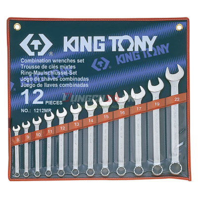 Bộ cờ lê vòng miệng 12 chi tiết 8-22mm Kingtony 1212MR