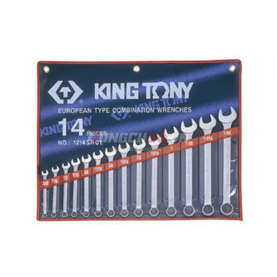 Bộ cờ lê vòng miệng 14 chi tiết 5/16-1/4″ Kingtony 1214SR