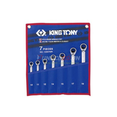Bộ cờ lê vòng miệng 7 chi tiết 10-19mm Kingtony 12207MR