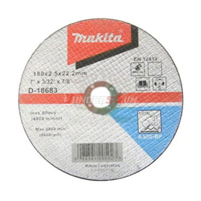 Đá cắt sắt A30S 180×2.5×22.23mm Makita D-18683