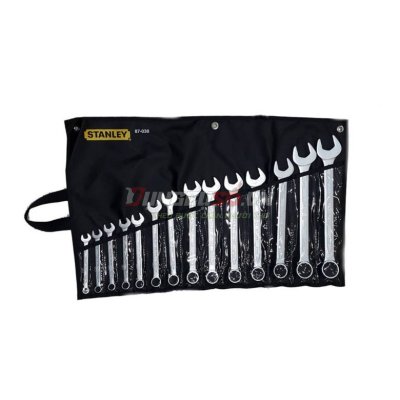 Bộ cờ lê vòng miệng hệ mét 14 chi tiết Stanley 87-038-1