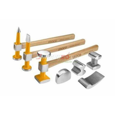 Bộ 7 món đe và búa làm đồng INGCO HBAFH0711