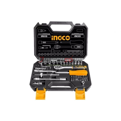 Bộ 45 đầu tuýp 1/4 in và cần 2 chiều INGCO HKTS14451