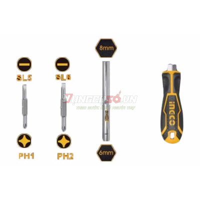Bộ Tua Vít 6 Đầu INGCO AKISD0608