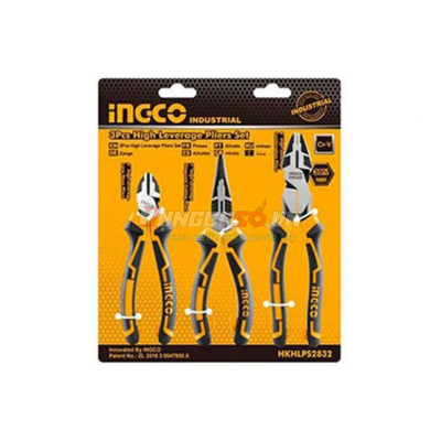 Bộ 3 kềm răng, cắt và nhọn INGCO HKHLPS2832