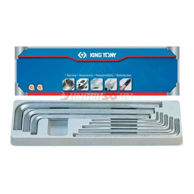 Bộ lục giác 8 chi tiết hệ inch Kingtony 20208SR01