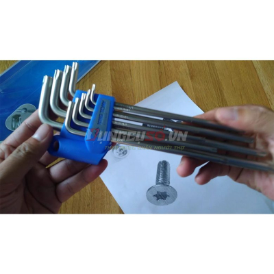 Bộ lục giác đầu sao 9 chi tiết Kingtony 20419PR