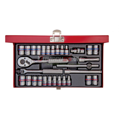 Bộ tuýp 1/4″ 30 chi tiết Kingtony 2530CR