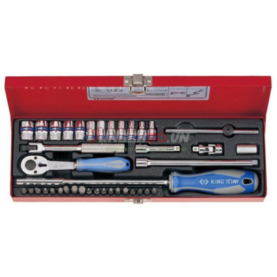 Bộ tuýp 1/4″ 39 chi tiết Kingtony 2540MR