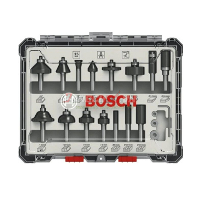 Bộ mũi phay hỗn hợp 15 món (Mới)