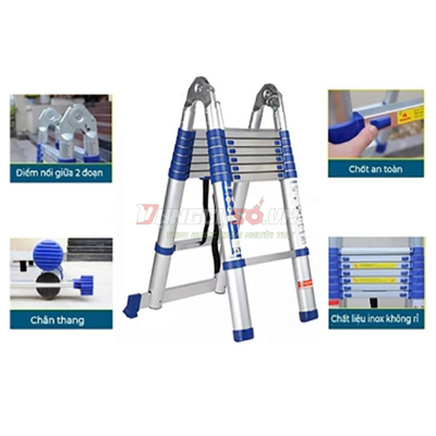 Thang rút đôi 2.2×2.2m Nakata TYB637