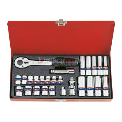 Bộ tuýp 3/8″ 26 chi tiết Kingtony 3027MR