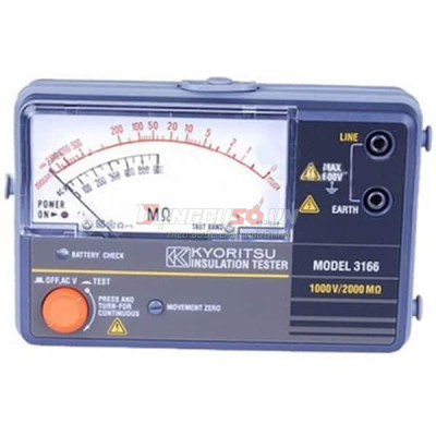Đồng hồ đo điện trở cách điện Kyoritsu 3166