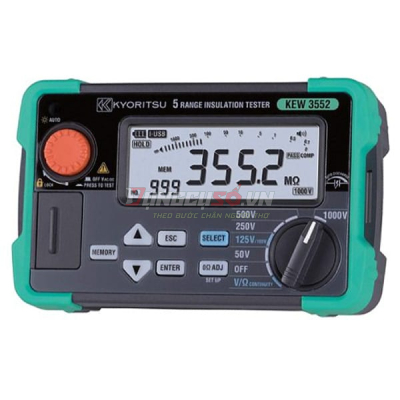 Đồng hồ đo điện trở cách điện Kyoritsu 3552