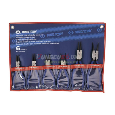 Bộ kềm mở phe 6 chi tiết Kingtony 42116GP