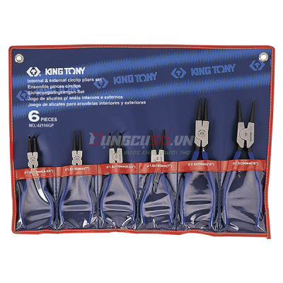 Bộ kềm mở phe 6 chi tiết Kingtony 42116GP
