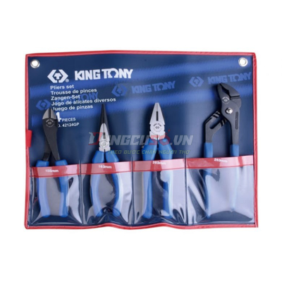 Bộ kềm 4 chi tiết Kingtony 42124GP