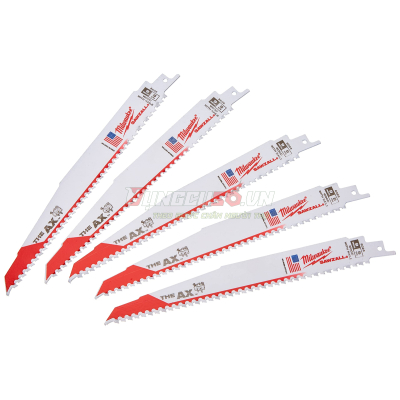Lưỡi cưa kiếm gỗ AX T5-225.36mm Milwaukee 48-00-5026 (Bộ 5 lưỡi)